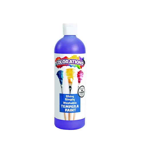 Miniatura 13 de Colorations Pintura lavable con efecto metálico, 16 onzas líquidas, negro, no tóxico, vibrante, atrevido, pintura para niños, manualidades