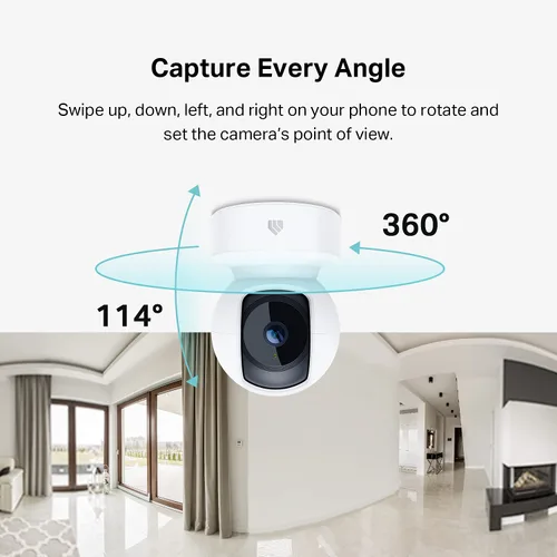 Miniatura 7 de Kasa Smart Cámara de seguridad de 4MP 2K para exteriores con cable y cámara de seguridad 2K para monitor de bebé, inclinación panorámica, cámara