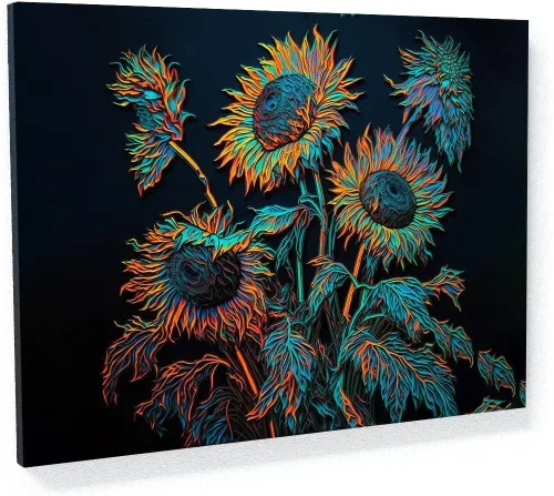 Miniatura 45 de Sense Canvas Pop Art The Starry Night 20 - Lienzo decorativo para decoración del hogar, póster grande de 40 x 30 pulgadas, 0.75 pulgadas