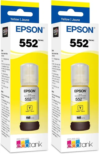 Miniatura 9 de Epson 552 EcoTank Ink Botella de capacidad ultra alta amarilla (T552420-S) Funciona con ET-8500, 8550