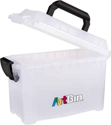 Miniatura 7 de ArtBin 6815AG Mini Sidekick Estuche de transporte, organizador portátil de arte y manualidades con asa, [1] estuche de almacenamiento de plástico