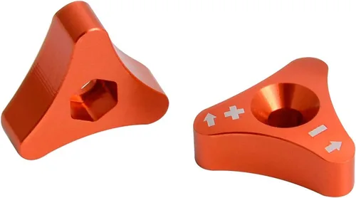 Miniatura 2 de Rippin Moto Ajustadores de perilla CNC de horquilla delantera Compatible con todas las horquillas WP de 1.890 in, la mayoría de motocicletas KTM