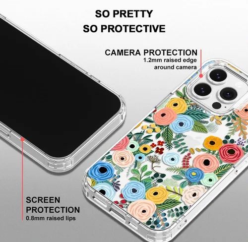 Miniatura 4 de MOSNOVO Funda para iPhone 13 Pro, [Buffertech protección contra caídas de grado militar de 6.6 pies] [Tecnología antidespegado] Diseño de funda
