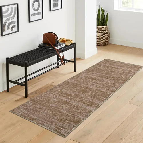 Miniatura 21 de RUGSREAL Alfombra lavable a máquina de 2 x 8 pies, para pasillo, entrada, contemporánea, color liso, alfombra de pasillo moderna para interiores