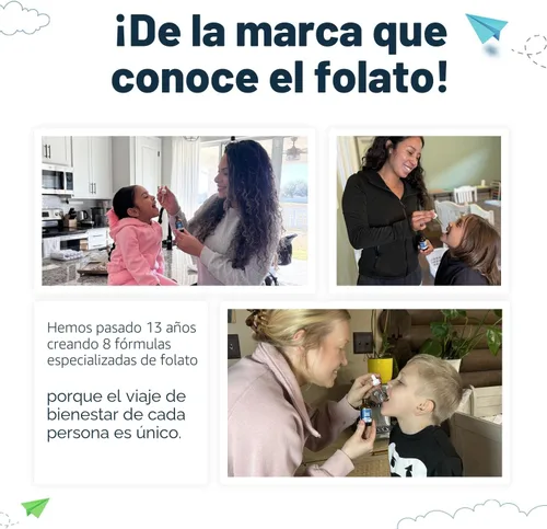 Miniatura 9 de Organic FolinicActive Kids - Ácido folínico + coactores B12, B6 y B2 - Soporte de metilación suave para el estado de ánimo, energía y cognición