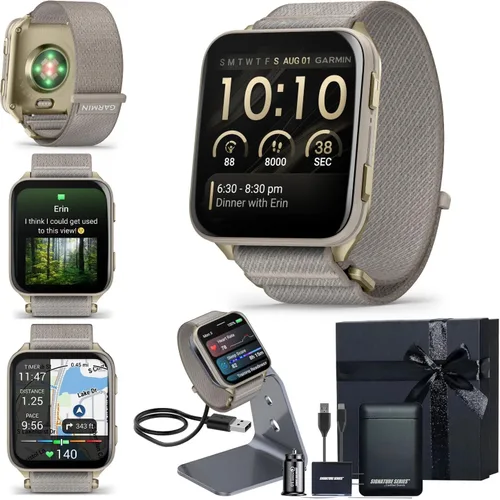 Miniatura 11 de Garmin Venu X1 - Reloj inteligente GPS delgado y ligero, color negro, pantalla AMOLED, funciones avanzadas de salud y fitness, seguimiento