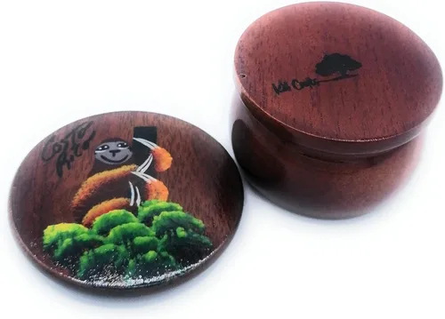 Miniatura 24 de Joyero de madera - Decoración pintada a mano - Juego de 1 joyero auténtico de la selva tropical costarricense - Artesanal - Estuche
