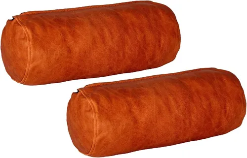 Miniatura 13 de D DOLLY LAMB Funda de almohada redonda con cilindro cervical Diseño ergonómico para cabeza, cuello, espalda y piernas, ideal para soporte