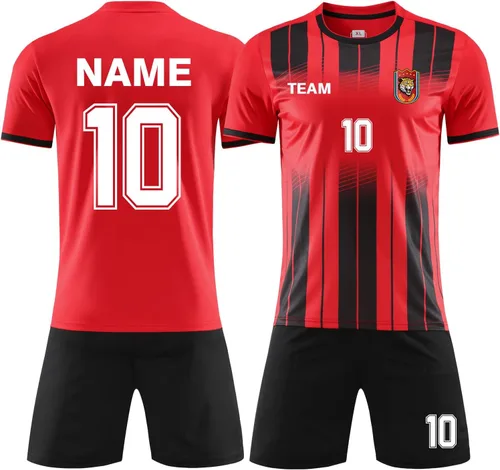 Miniatura 25 de Camisetas de fútbol personalizadas para hombres, mujeres, niños, camisetas de fútbol personalizadas, pantalones cortos, uniformes