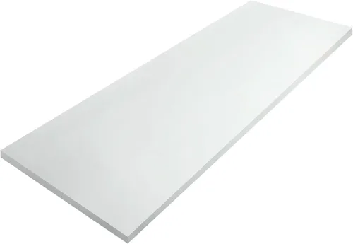 Amylove 1 paquete de espuma de poliuretano de 1 x 24 x 72 pulgadas, hoja de espuma de tapicería de alta densidad para reemplazo de asientos, Blanco