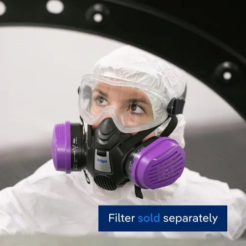 Miniatura 7 de Dräger X-plore 3500 Máscara respiradora de media cara, aprobada por NIOSH