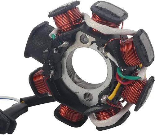 Miniatura 5 de Magneto Estator de encendido 5 cables AC 8 polos GY6 motor 49cc 50cc 80cc 100cc 125cc 150cc 139QMB 147QMD 152QMI 157QMJ Scooter ciclomotor ATV Sunl