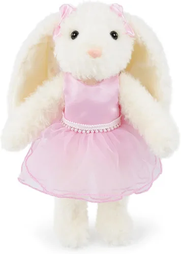Juguete de peluche de conejo, vestido de tutú rosa, falda de perla, cesta de Pascua, regalos para niñas, hija, sobrina, recital de baile, clase de