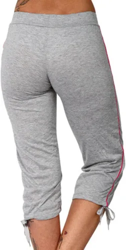 Miniatura 187 de Pantalones capri para mujer, estilo casual, de verano, elásticos, de cintura alta, pantalones de yoga, ajuste atlético, pantalones deportivos