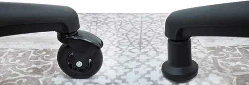 Miniatura 6 de 10 piezas de sillas deslizantes para reemplazar ruedas, sillas de oficina de 2.4 in de altura, silla de repuesto de oficina de papelería sin ruedas