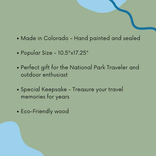 Miniatura 7 de Mapa de Viaje de Parque Nacional de Madera (Tu Nombre Personalizado)