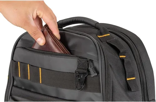 Miniatura 6 de Mochila de herramientas DEWALT, almacenamiento y organización de herramientas, duradera y resistente al agua (DWST560102)