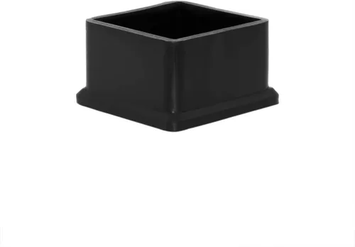 Miniatura 18 de Flyshop Tapas cuadradas de goma antideslizantes para patas de silla, protectores de suelo para muebles, 1-3/8 pulgadas x 1-3/8 pulgadas, color negro
