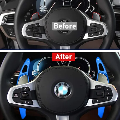 Miniatura 2 de Jaronx Compatible con extensión de palanca de cambio de paleta BMW 3'G20/5'G30/6'G31/7'G11/8'G14/X3 G01/X4 G02/X5 G05/X6 G06/X7 G07/Z4 G29