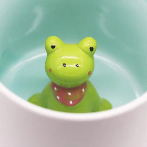 Miniatura 2 de Taza de café divertida de cerámica con caricatura 3D