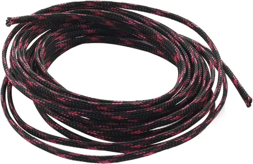 Miniatura 33 de Aicosineg Funda de cable trenzado flexible de PET de 16 pies de ancho de 0.5 pulgadas de ancho, funda de malla de alambre flexible para TV, audio