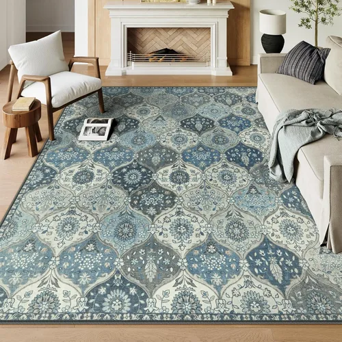 Miniatura 55 de Lahome - Alfombra de marroquí tejida, alfombra para cocina, pasillo, antideslizante, pasillo para entrada, pasillo de lavadero, dormitorio, 274 x