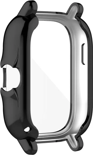 Miniatura 2 de Funda protectora de pantalla compatible con Amazfit GTS 2 Smartwatch Carcasas de TPU suave a prueba de golpes (negro)