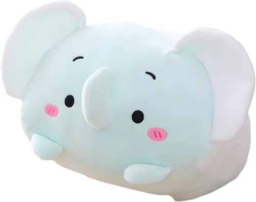 Lindo mini elefante de peluche cilíndrico elefante de peluche, juguetes de peluche, regalos para niños y amantes o decoración del hogar, 8 pulgadas