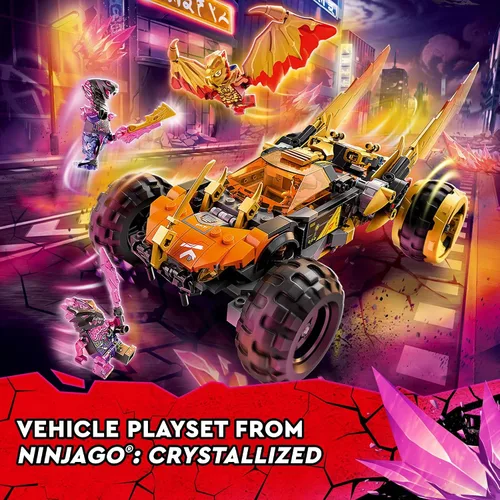 Miniatura 2 de LEGO NINJAGO Cole's Dragon Cruiser - Juguete para coche, 71769 Ninja Toys con Kai dorado, Cole y minifiguras de guerrero serpiente, regalos