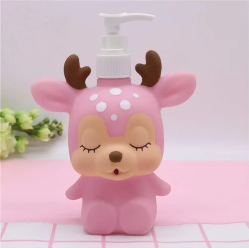 Miniatura 3 de Deer Duck - Loción con bomba de jabón de manos de animales de dibujos animados, jabón de manos, champú, dispensador de gel de ducha, adecuado
