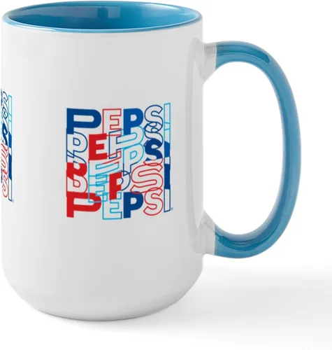 Miniatura 30 de CafePress Pepsi - Taza de café de cerámica (15.0 fl oz)