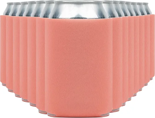 Miniatura 38 de Fundas enfriadoras de latas de cerveza en blanco (paquete de 14) fundas enfriadoras de latas de cerveza con aislamiento suave - Fundas negras lisas