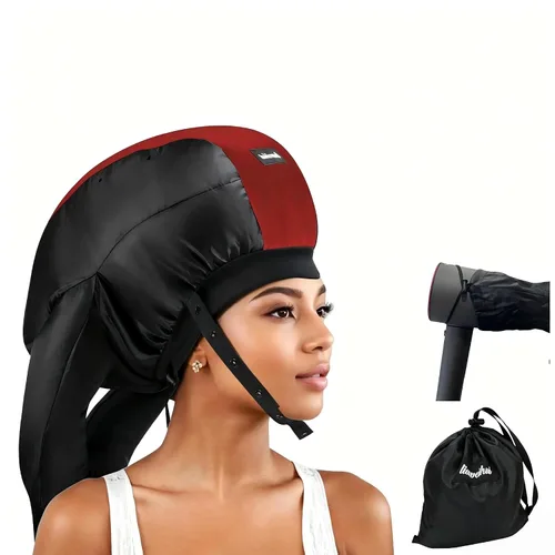 Miniatura 9 de Secador de Pelo con Gorro, Difusor de Pelo Ideal para Cabello Rizado, Tu Solución Definitiva - Gorra de Secador con Capacidad Amplia