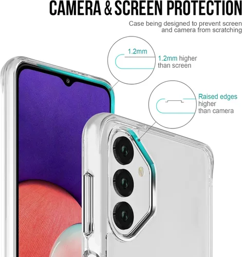 Miniatura 5 de Funda transparente para teléfono celular, Samsung Galaxy A13 5G/4G [protección militar contra caídas, ajuste delgado, sin amarillamiento]