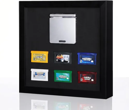 Miniatura 6 de Marco de Visualización Compatible con Consola de Juego Nintendo Game Boy Advance – Estuche de Almacenamiento y Visualización para Consola GBA y 6