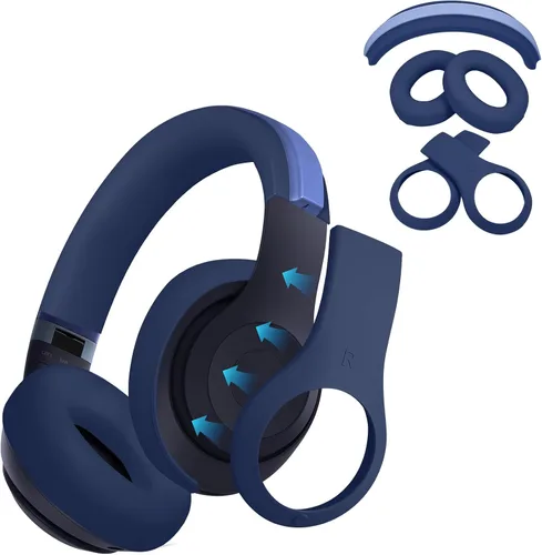 Miniatura 9 de Adhiper【3 en 1】 Funda de silicona Studio Pro, cubierta antiarañazos para la diadema/almohadillas/carcasa para auriculares Beats Studio Pro, Negro