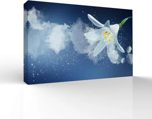 Miniatura 45 de wall26 Canvas Wall Art Beautiful Flowers Pictures Home Wall Decorations for Bedroom Living Room Paintings Canvas Prints Framed - 32x48 inches