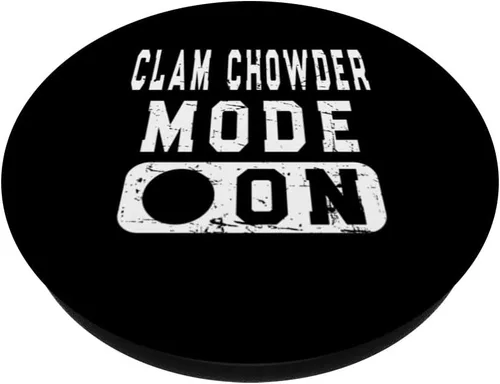 Miniatura 2 de Clam Chowder Mode On - Clam Chowder Joke PopSockets Swappable PopGrip