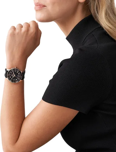 Miniatura 6 de Michael Kors Reloj Runway de acero inoxidable MK6979 - Reloj de cuero de tres manecillas Runway
