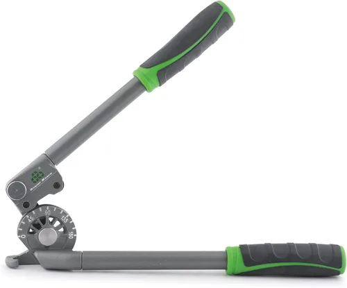 WISSCOOL Doblador de Tubo de 3/8" con Rodillo Tubo Doblador de Tubos 0-180° Herramienta HVAC para Tubos de Cobre, Aluminio, Hierro y Acero