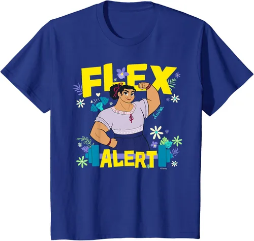 Miniatura 50 de Disney Encanto Luisa Madrigal Flex Alert Camiseta, Negro
