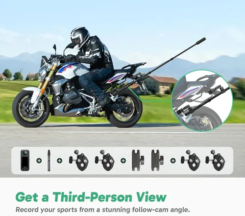 Miniatura 9 de AKASO 360 Cámara de acción resistente al clima de 360° - Video 360 de 5.7K con sensores de 1/2 pulgada de 48 MP, foto 360 de 72 MP, 360-SuperSmooth