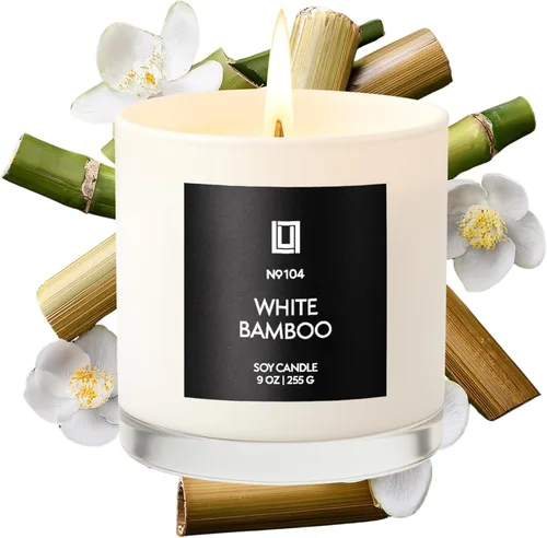 Miniatura 80 de Lulu Candles After Dark - Vela perfumada en tarro de soja de lujo de teca y caoba, vertida a mano en los Estados Unidos, Velas altamente perfumadas