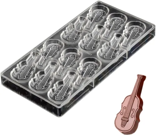 Miniatura 14 de Molde de Policarbonato para Chocolate Molde de Caramelo DIY Plástico Duro Transparente Utensilios de Repostería Herramientas de Pastelería 4