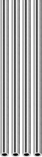 Miniatura 11 de DTGN Tubo de acero inoxidable 304 de 0.276 in x 0.008 in x 9.843 in (ODxWall TxL) - Paquete de 4 - Bueno para equipos de maquinaria - Tubos de metal