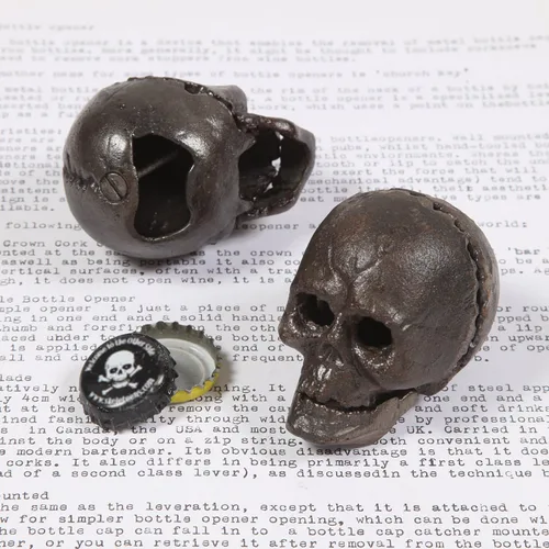 Miniatura 4 de HomArt Abrebotellas de calavera de hierro fundido estilo vintage
