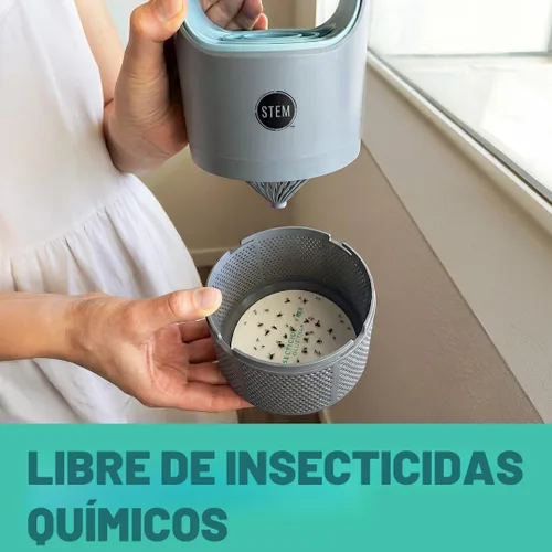 Miniatura 6 de STEM - Trampa de ventilador para insectos voladores para el control de insectos en interiores, atrae mosquitos, moscas de la fruta y moscas