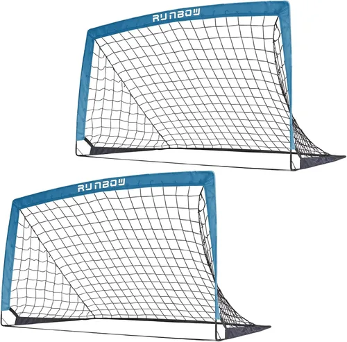 Miniatura 8 de 5x3 FT Kids Soccer Goal with Carry Bag, Portable Folding Soccer Net for Backyard Training, Indoor/Outdoor Use for Youth and Adults