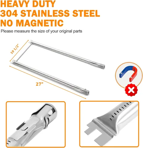 Miniatura 3 de SafBbcue Kits de piezas de parrilla para Weber Genesis Silver A Spirit 200, Spirit 500/520/530/500 LX Series Parrillas de gas con paneles de control