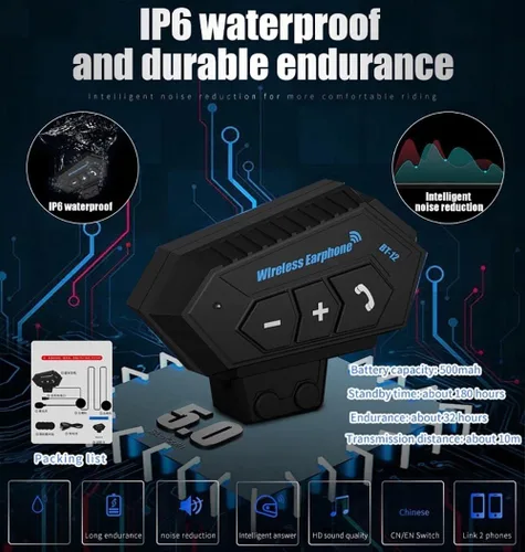 Miniatura 5 de Casco modular Bluetooth para motocicleta, aprobado por DOT/ECE, cascos delanteros abatibles, viseras antivaho duales, casco de cara completa, MP3